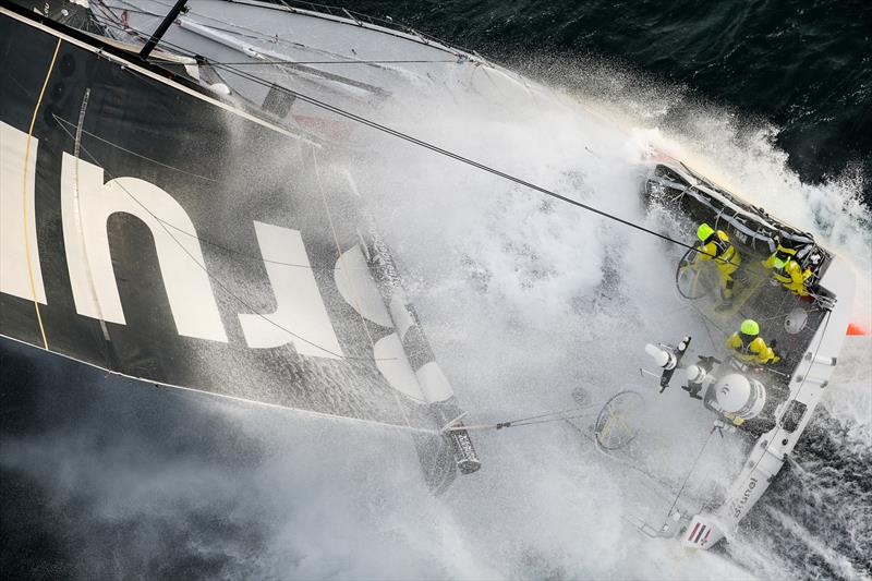 Brunel - Leg 11, from Gothenburg to The Hague, day 03. Heli LIVE as the fleet blast south, eyes set on The Hague. 23 June, . - photo © Ainhoa Sanchez / Volvo Ocean Race