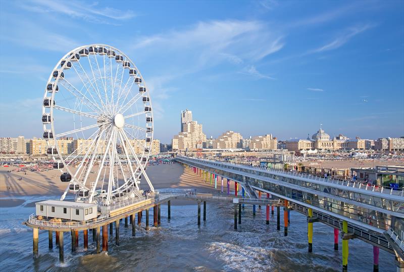 Scheveningen the port associated with the Leg 11  host city - The Hague photo copyright Jenny Audring / Maurice Haak taken at  and featuring the Volvo One-Design class