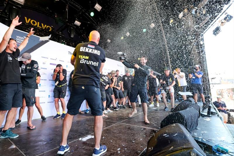 The Hague stopover. Brunel in-Port Race photo copyright Ainhoa Sanchez / Volvo Ocean Race taken at  and featuring the Volvo One-Design class