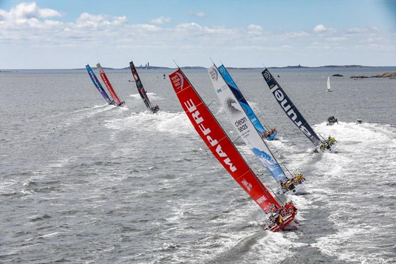 Volvo Ocean Race Leg 11, from Gothenburg to The Hague, start day. 21 June 2018 photo copyright Ainhoa Sanchez / Volvo Ocean Race taken at  and featuring the Volvo One-Design class