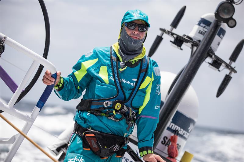 Luke Molloy - Leg 8 from Itajai to Newport, Day 11 on board AkzoNobel. 03 May,  photo copyright Brian Carlin / Volvo Ocean Race taken at  and featuring the Volvo One-Design class