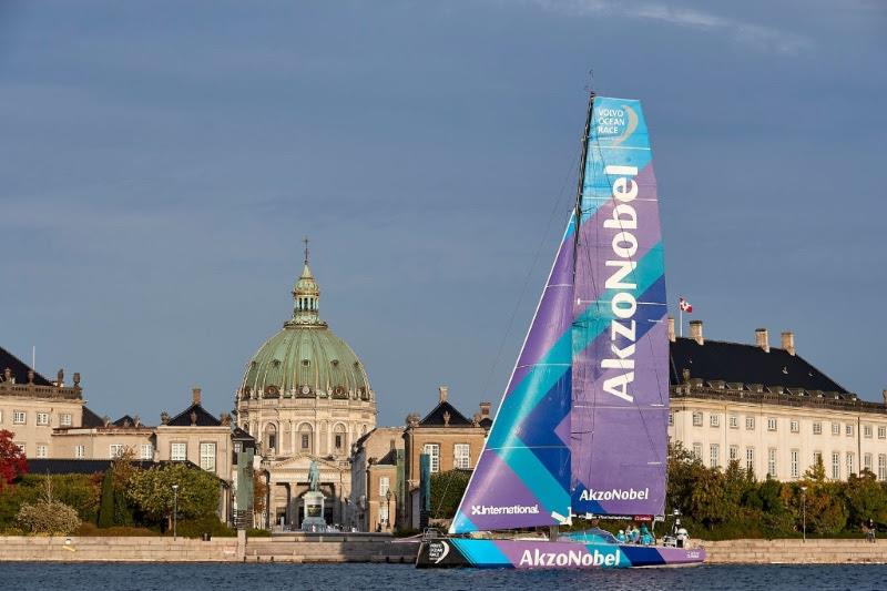 Team AkzoNobel in Copenhagen - 2021-22 Volvo Ocean Race photo copyright Thierry Martinez / team AkzoNobel taken at  and featuring the Volvo One-Design class