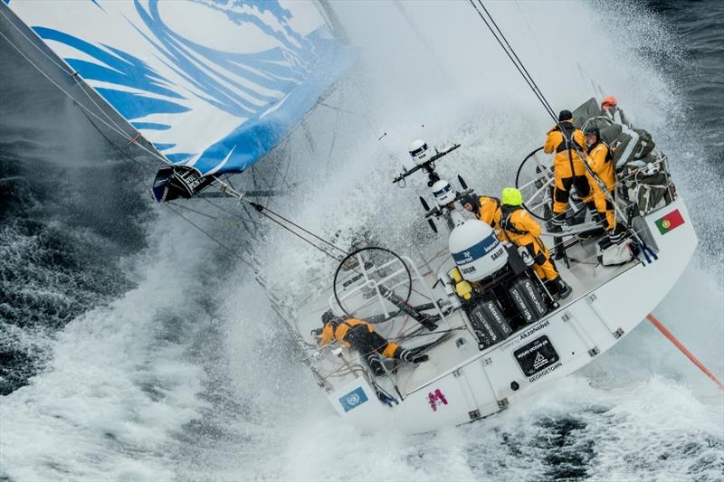 Turn the Tide on Plastic carried a sustainability message around the world during the 2017-18 Ocean Race photo copyright Ainhoa Sanchez / Volvo Ocean Race taken at  and featuring the Volvo One-Design class