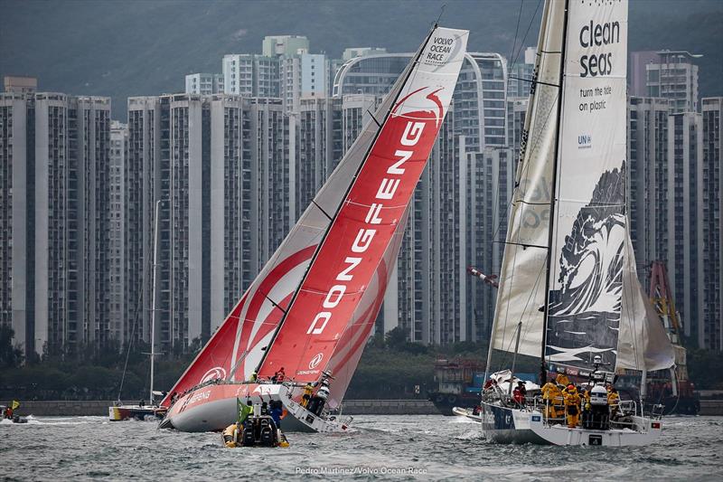 In Port Race, Hong Kong -  Leg 4/5, 2017/18 Volvo Ocean Race photo copyright The Ocean Race taken at Royal Hong Kong Yacht Club and featuring the Volvo One-Design class