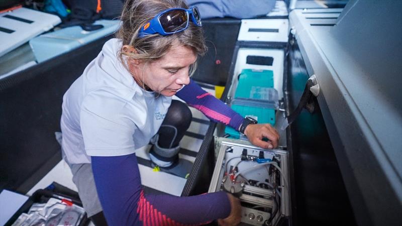 The Ocean Race Microplastics Science Programme, Germany, June 18  photo copyright Austin Wong / The Ocean Race taken at  and featuring the Volvo One-Design class