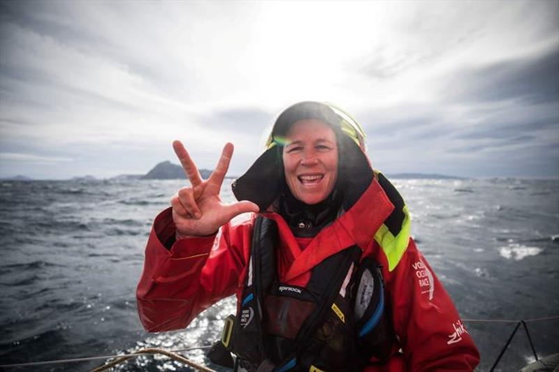 Carolijn Brouwer (The Netherlands) rounding Cape Horn for the third time. 29 March, 2018. - photo © Martin Keruzore / Volvo Ocean Race