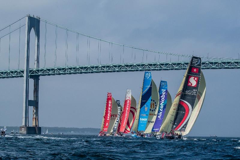 Leg 9, from Newport to Cardiff, start day - 20 May 2018 photo copyright Jesus Renedo / Volvo AB taken at  and featuring the Volvo One-Design class