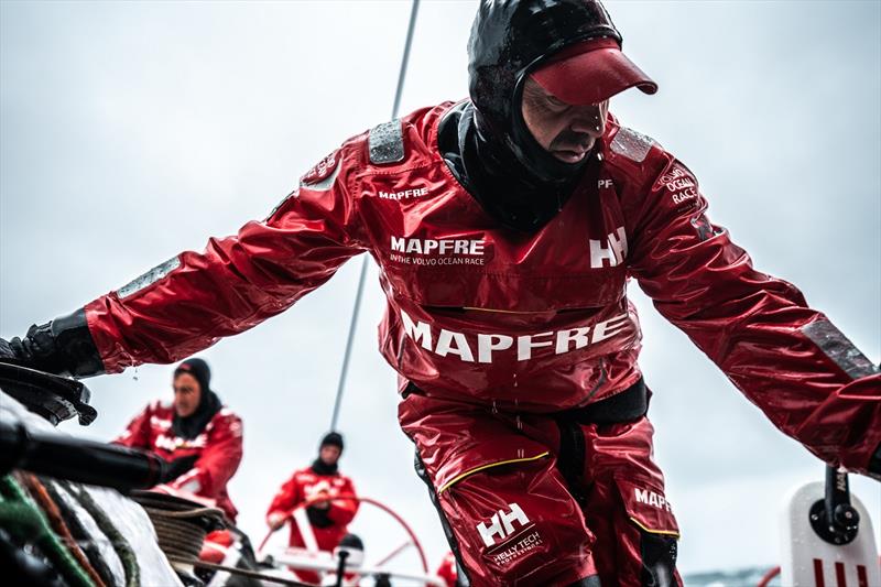 Leg 10, from Cardiff to Gothenburg, day 04 on board MAPFRE, Xabi Fernandez during a peel - photo © Ugo Fonolla / Volvo Ocean Race