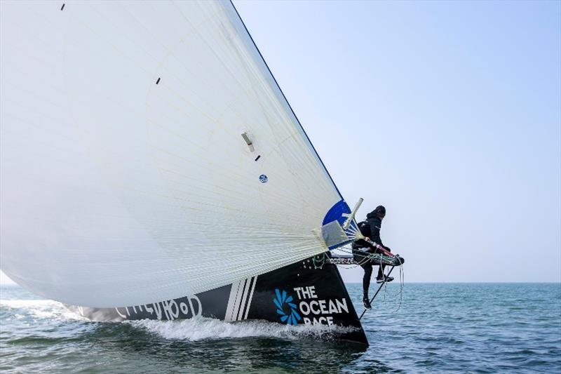 Childhood 1 VO65, training in Scheveningen before the Ocean Race Europe photo copyright Sander van der Borch taken at  and featuring the Volvo One-Design class