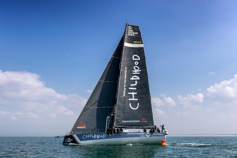 Childhood 1 VO65, training in Scheveningen before the Ocean Race Europe photo copyright Sander van der Borch taken at  and featuring the Volvo One-Design class