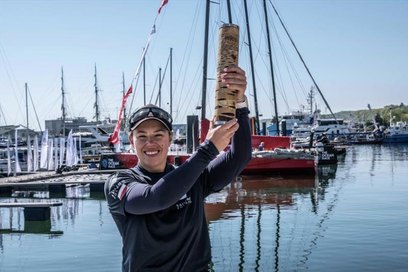 Polish Olympic sailor Anna Weinzieher photo copyright The Ocean Race taken at  and featuring the Volvo One-Design class