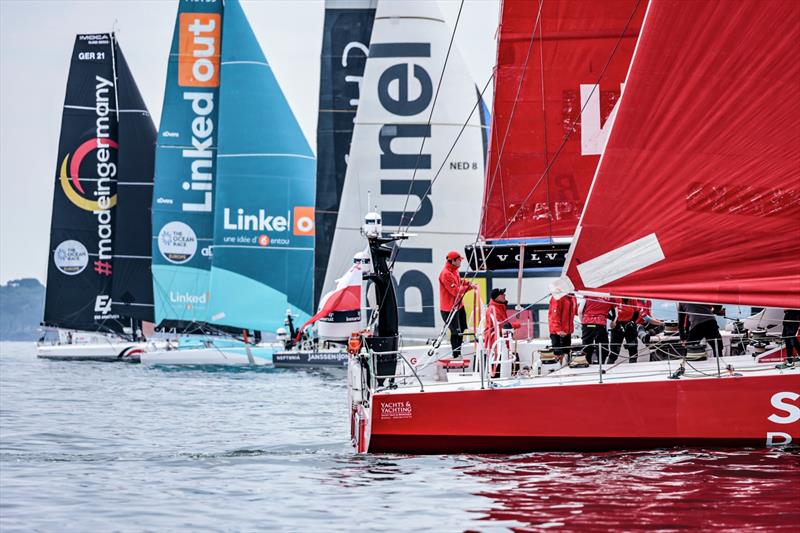 Start - The Ocean Race Europe, Lorient, France to Cascais, Portugal - May 29, 2021 - Leg 1,  photo copyright Sailing Energy / The Ocean Race taken at Clube Naval de Cascais and featuring the Volvo One-Design class