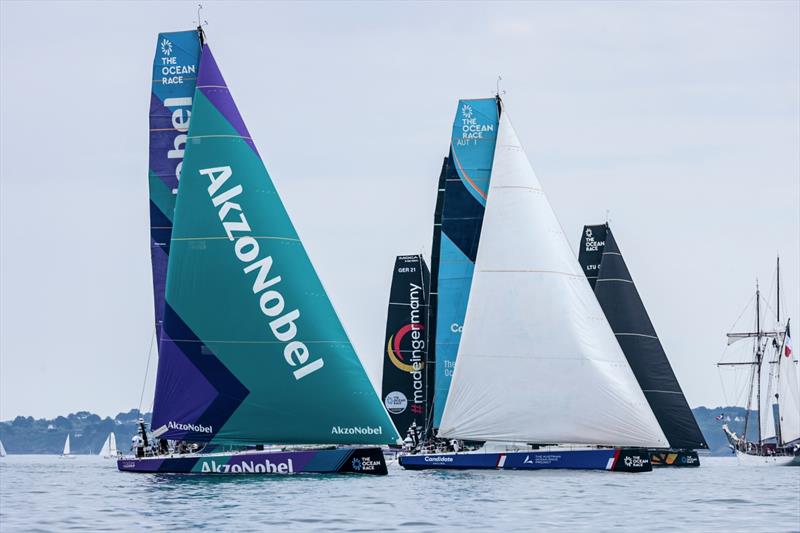 Start - The Ocean Race Europe, Lorient, France to Cascais, Portugal - May 29, 2021 - Leg 1,  photo copyright Sailing Energy / The Ocean Race taken at Clube Naval de Cascais and featuring the Volvo One-Design class