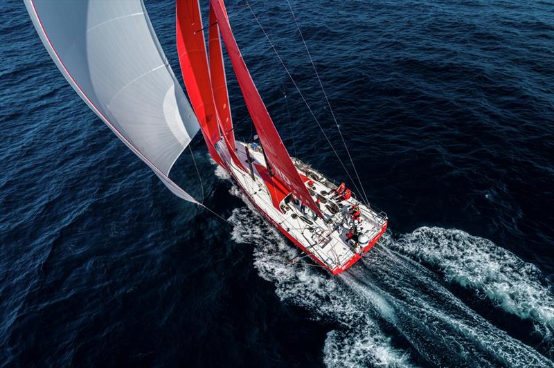 The Ocean Race Europe. Leg 1 from Lorient, France, to Cascais, Portugal. On Board Sailing Poland photo copyright Adam Burdylo / Sailing Poland taken at  and featuring the Volvo One-Design class