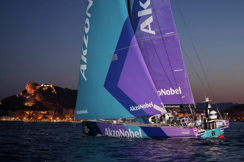 AkzoNobel - The finish of Leg Two of The Ocean Race Europe, from Cascais, Portugal, to Alicante, Spain photo copyright Sailing Energy / The Ocean Race taken at  and featuring the Volvo One-Design class