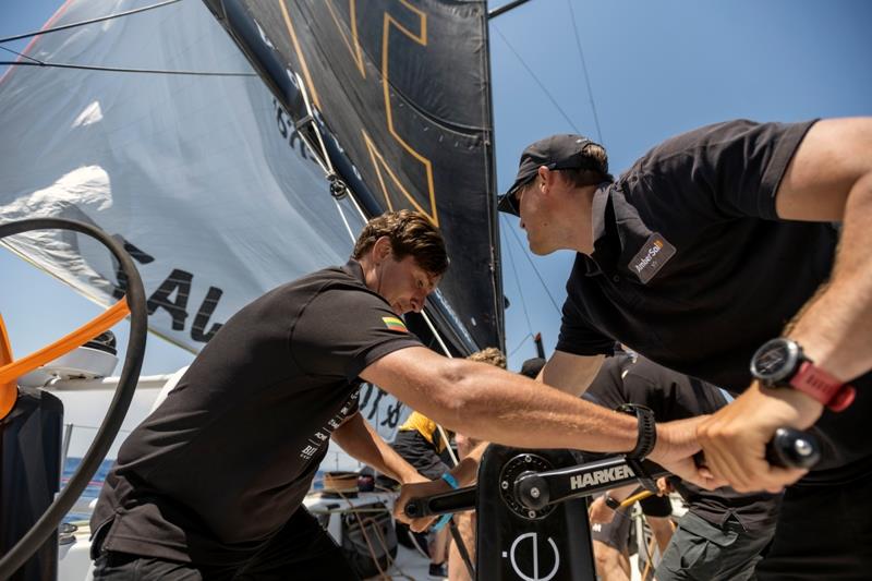 On board Ambersail-2 - The Ocean Race Europe Leg 3 from Alicante, Spain, to Genoa, Italy. photo copyright Aiste Ridikaite / Ambersail-2 / The Ocean Race taken at  and featuring the Volvo One-Design class