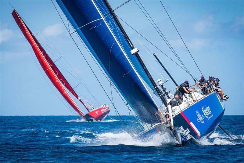 Ocean Challenge Yacht Club team returns onboard Team Austria Ocean Racing's VO65 for the 2022 St. Maarten Heineken Regatta photo copyright Laurens Morel taken at Sint Maarten Yacht Club and featuring the Volvo One-Design class