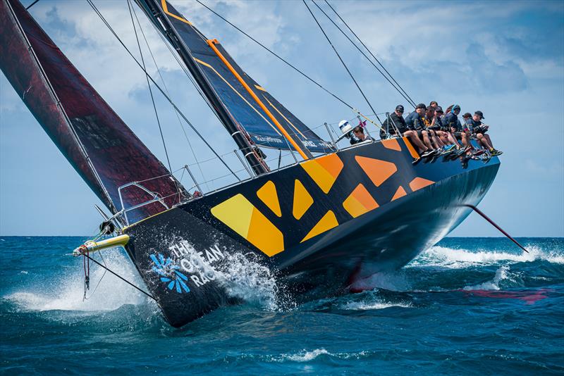 CSA1 fleet had a big decision to make on today's course, with Ambersail 2, Team Austria Ocean Racing and Il Mostro choosing the southern route, which ultimately did not work in their favor on day 3 of the St. Maarten Heineken Regatta photo copyright Laurens Morel taken at Sint Maarten Yacht Club and featuring the Volvo One-Design class