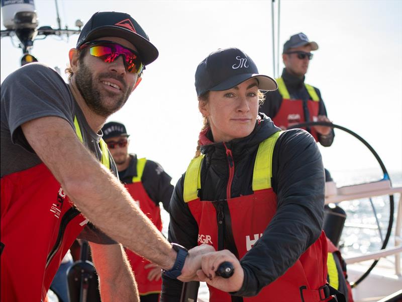 Gregg Parker (GBR) and Joy Fitzgerald (GBR) photo copyright Brend Schuil / Team JAJO taken at  and featuring the Volvo One-Design class