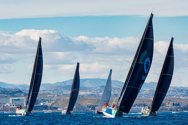 The Ocean Race VO65 Leg 1 Start in Alicante: Fleet photo copyright Carlo Borlenghi / The Ocean Race taken at  and featuring the Volvo One-Design class
