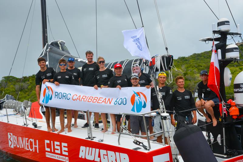 Wind Whisper (POL) skippered by Joca Signorini was the first VO65 to finish the RORC Caribbean 600 photo copyright Mags Hudgell / RORC taken at Royal Ocean Racing Club and featuring the Volvo One-Design class