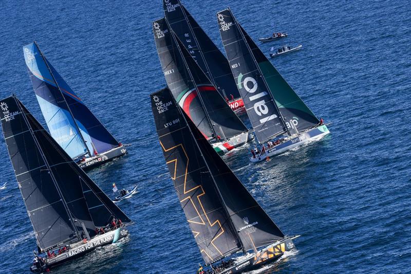 The Ocean Race Sprint Cup fleet at the start of Leg 1 - photo © Pedro Martinez - Sailing Energy / The Ocean Race