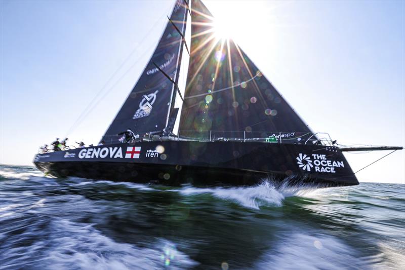 The Ocean Race VO65 Sprint Cup 2022-23 - 14 June 2023. VO65 In-Port Race in The Hague. Austrian Ocean Racing - Team Genova photo copyright Sailing Energy / The Ocean Race taken at  and featuring the Volvo One-Design class