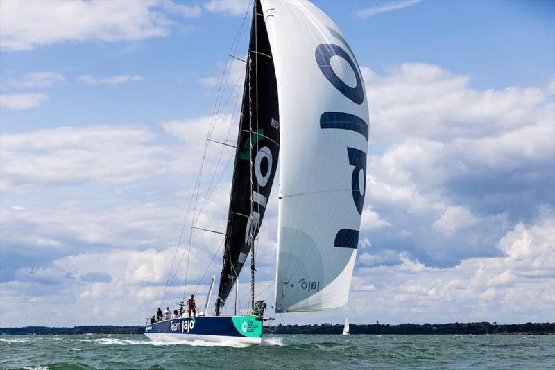Team Jajo enjoyed a fast finish to Cherbourg-en-Cotentin in the 2023 Rolex Fastnet Race - photo © Paul Wyeth / www.pwpictures.com
