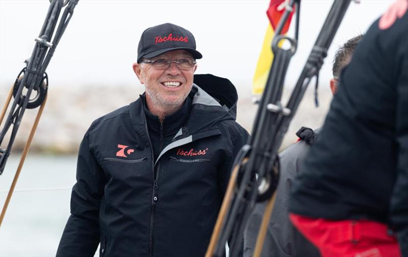 Christian Zugel after completing the Transatlantic Race 2025 in Cowes, UK - photo © Lloyd Images / RORC
