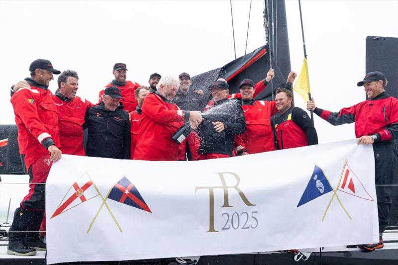 Celebrating dockside in Cowes - Transatlantic Race 2025 - photo © Lloyd Images / RORC