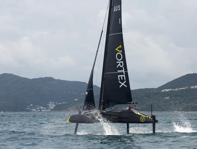 Vortex Pod Racer in Hong Kong: Nick Southward, 20.7kts - photo © Guy Nowell