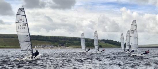 Vortex Nationals 2026 at Yorkshire Dales photo copyright Ben Dearden, Phil Whitehead, Louise Davison taken at Yorkshire Dales Sailing Club and featuring the Vortex class