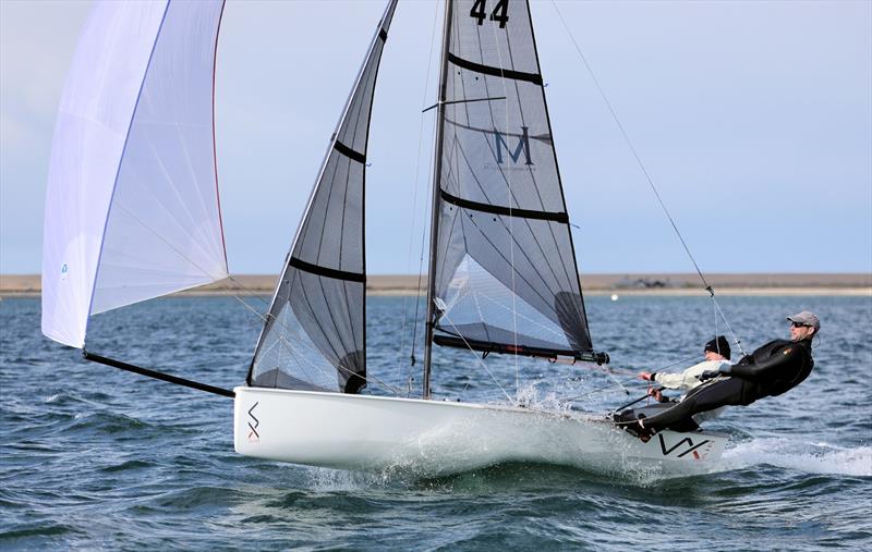 The VX Air on Portland Harbour photo copyright Mark Jardine taken at Weymouth & Portland National Sailing Academy and featuring the VX Air class