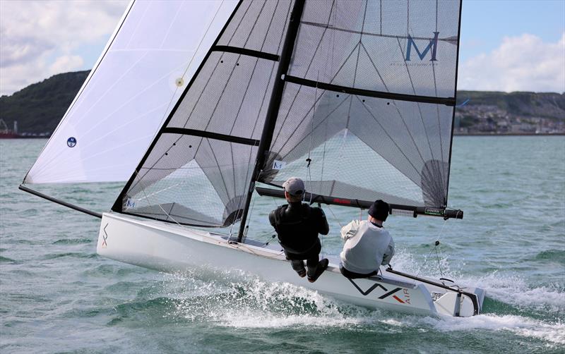 The VX Air on Portland Harbour photo copyright Mark Jardine taken at Weymouth & Portland National Sailing Academy and featuring the VX Air class