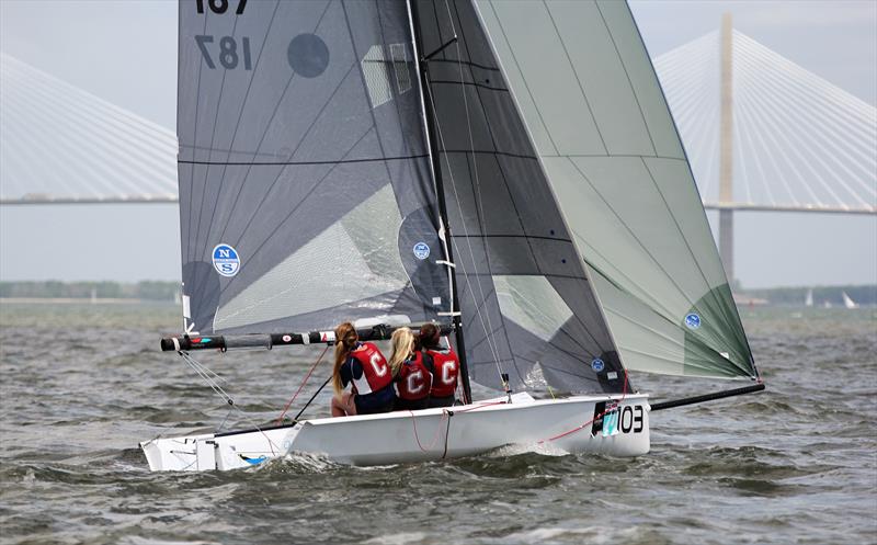 Paris Henken VX One sailing at Sperry Charleston Race Week photo copyright Priscilla Parker taken at Charleston Yacht Club and featuring the VX One class