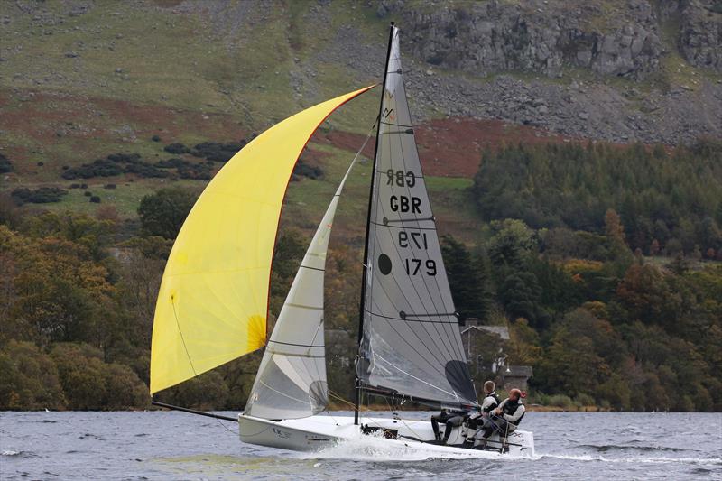 VX One Inlands winner Nathan Batchelor during the Ullswater Asymmetric Weekend photo copyright Tim Olin / www.olinphoto.co.uk taken at Ullswater Yacht Club and featuring the VX One class