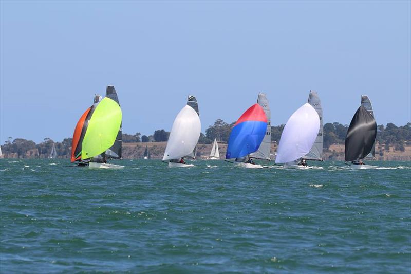 VX One Australian Championship during the 2019 Festival of Sails photo copyright Brady Lowe taken at Royal Geelong Yacht Club and featuring the VX One class