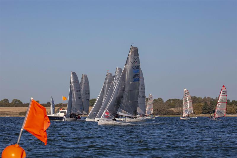 VX Ones at the Ovington Inlands photo copyright Tim Olin / www.olinphoto.co.uk taken at Grafham Water Sailing Club and featuring the VX One class