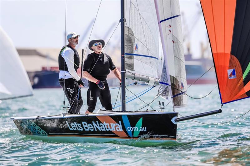 VX One Let's Be Natural Owen Muyt on the right - 2019 Festival of Sails, Day 1 - photo © Salty Dingo