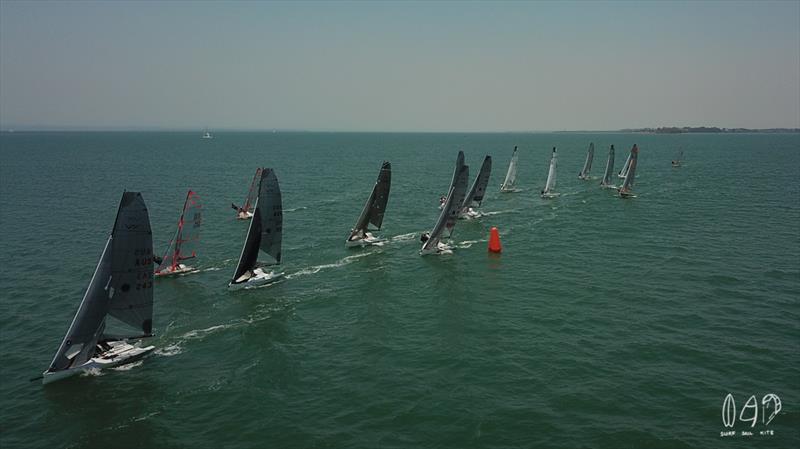 2019 Sail Brisbane - Day 1 photo copyright Mitch Pearson / Surf Sail Kite taken at Royal Queensland Yacht Squadron and featuring the VX One class