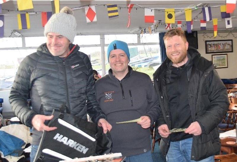 Andy Couch, Martin Couch & Andy Frayer win the Blithfield Blast 2020 photo copyright Neil David taken at Blithfield Sailing Club and featuring the VX One class