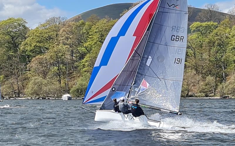 Ullswater Daffodil Regatta VX One winners Philip Murray and crew photo copyright Graham Donkin taken at Ullswater Yacht Club and featuring the VX One class