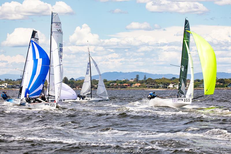 Nash Advisory VX One Australian Nationals Day 2 photo copyright Andrew Snell for @sailorgirlHQ taken at Royal Brighton Yacht Club and featuring the VX One class