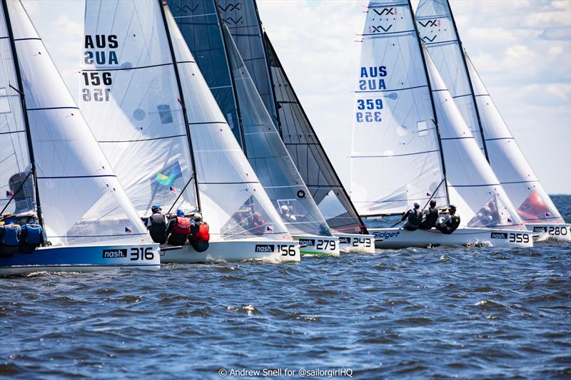 Nash Advisory VX One Australian Nationals Day 2 photo copyright Andrew Snell for @sailorgirlHQ taken at Royal Brighton Yacht Club and featuring the VX One class