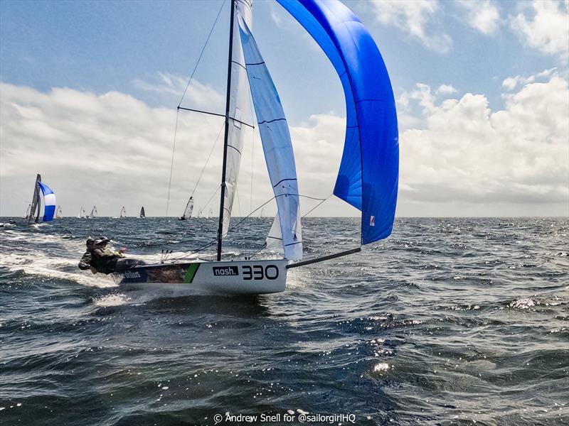 Nash Advisory VX One Australian Nationals Day 3 photo copyright Andrew Snell for @sailorgirlHQ taken at Royal Brighton Yacht Club and featuring the VX One class