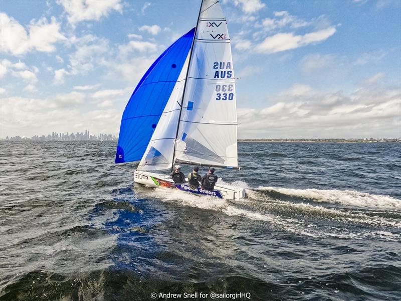 Nash Advisory VX One Australian Nationals Day 3 photo copyright Andrew Snell for @sailorgirlHQ taken at Royal Brighton Yacht Club and featuring the VX One class