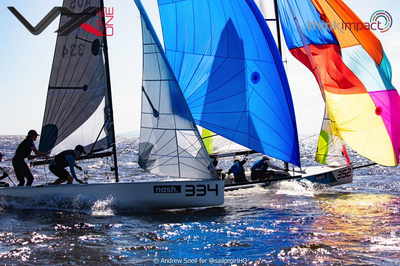 Nash Advisory VX One Australian Nationals - Title Sponsor Lucas Couper of Nask Advisory amongst the action photo copyright Andrew Snell for @sailorgirlHQ taken at Royal Brighton Yacht Club and featuring the VX One class