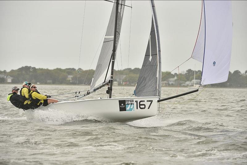 2024 will be Ian Maccini's sixth Charleston Race Week and he'll be sailing with Curtis Adam and Molly Sylvia on USA 167 Blue Lobster. He first raced CRW in 2018 and hasn't missed a year since photo copyright photoboat.com taken at Charleston Yacht Club and featuring the VX One class