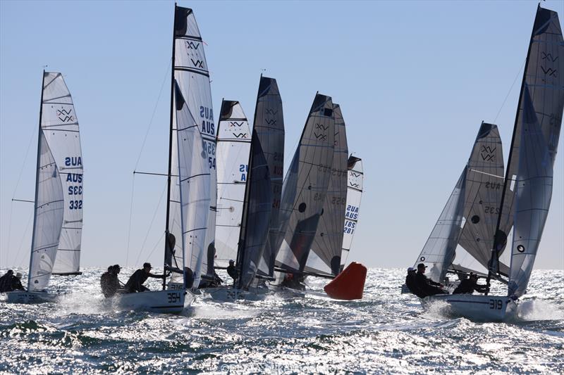 Compact racing for 13 races during the VX One Winter Nationals 2025 at the Royal Queensland Yacht Squadron - photo © Mike Middleton / RQYS
