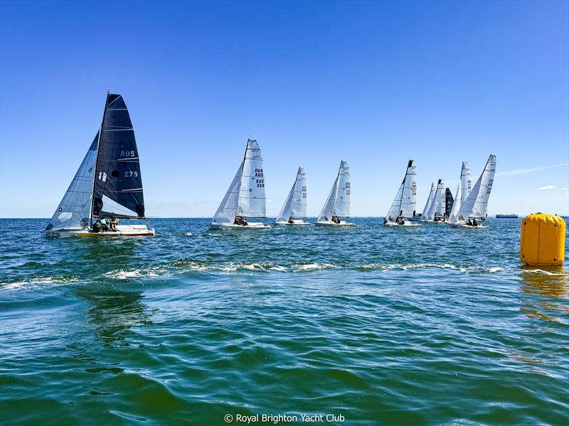 The conditions on Sunday were completely different to Saturday during the VX One Victorian Titles 2026 at Royal Brighton Yacht Club - photo © Royal Brighton Yacht Club